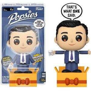 Secret Santa? FUNKO Popsies Michael-"The Office" or Batman Collectible Figure